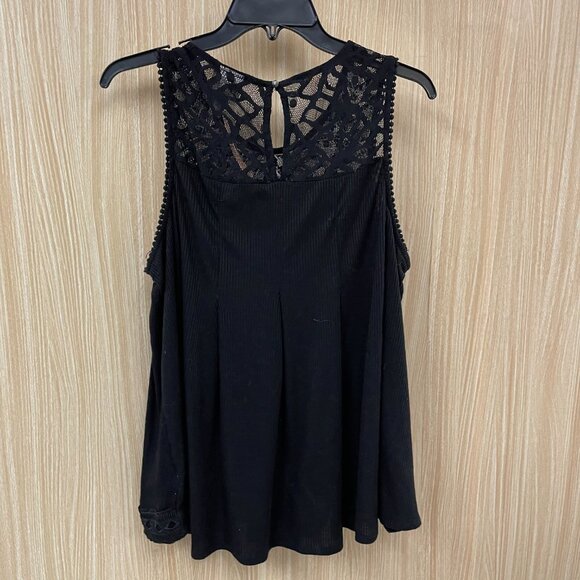 Knox Rose Black Embroidered Top Size XXL - Picture 6 of 7